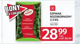 Selgros Szpinak Hortex oferta
