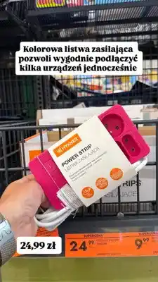 Biedronka Listwa zasilająca Hykker 1,5 m oferta