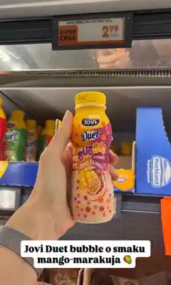 Biedronka Napój Jovi Duet Bubble o smaku mango-marakuja oferta