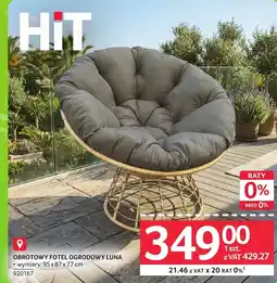 Selgros Fotel ogrodowy Luna oferta