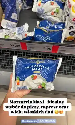 ALDI Ser Mozzarella Maxi Classic Cucina Nobile oferta