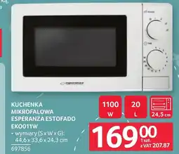 Selgros Kuchenka mikrofalowa Esperanza oferta