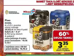 Carrefour Piwo bezalkoholowe Kozel 4-pak oferta