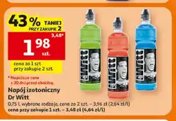Auchan Napój izotoniczny Dr Witt niebieski oferta
