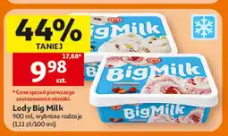 Auchan Lody śmietankowe Big Milk oferta