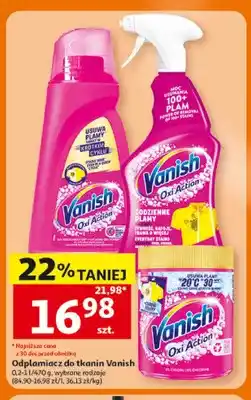 Auchan Odplamiacz do tkanin w proszku Vanish Oxi Action oferta