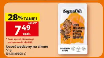 Auchan Łosoś wędzony na zimno Super Fish oferta