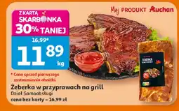 Auchan Żeberka w przyprawach na grill oferta