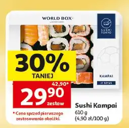 Auchan Sushi Kampai Sushi Tokyo oferta