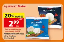 Auchan Ser Mozzarella w kulce Auchan oferta