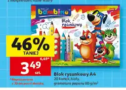 Auchan Blok rysunkowy A4 Moje Bambino oferta