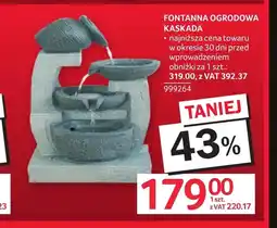 Selgros Fontanna ogrodowa oferta