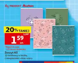 Auchan Zeszyt A5 Mój Produkt Auchan oferta