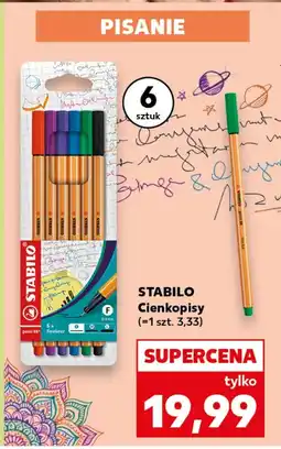 Kaufland Cienkopisy Stabilo oferta