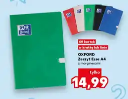 Kaufland Zeszyt Oxford oferta