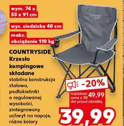 Kaufland Krzesło kempingowe Countryside oferta