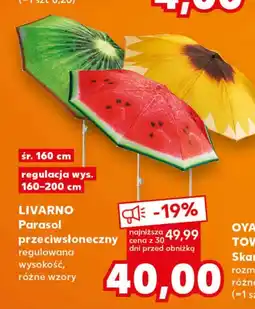 Kaufland Parasol Livarno oferta