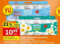 Auchan Papier toaletowy Auchan oferta