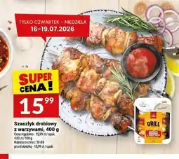 Twój Market Szaszłyk drobiowy z warzywami Białecki Wędzarnia oferta