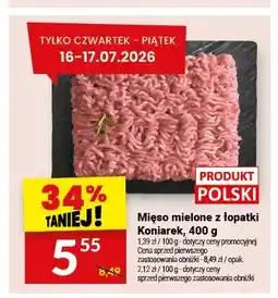 Twój Market Miśo mielone z łopatki Koniarek oferta