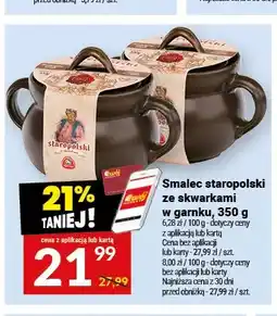 Twój Market Smalec staropolski ze skwarkami w garnku oferta