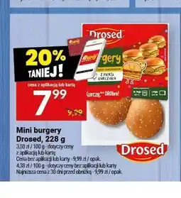 Twój Market Mini burgery z piersi kurczaka Drosed oferta