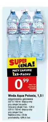 Twój Market Woda gazowana Aqua Polonia oferta