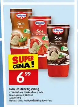 Twój Market Sos truskawkowy Dr. Oetker oferta