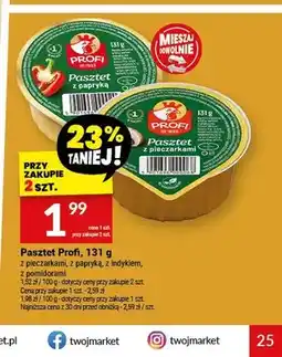 Twój Market Pasztet Profi z pieczarkami oferta