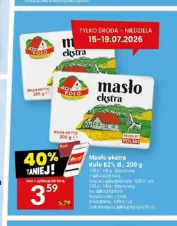 Twój Market Masło ekstra Koło 82% tł oferta