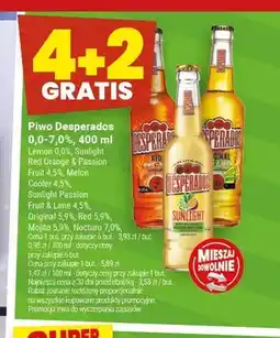 Twój Market Piwo bezalkoholowe Desperados Lemon oferta