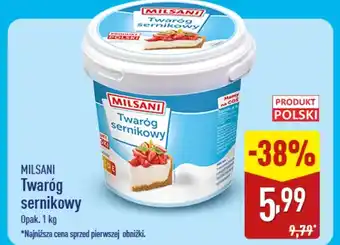 ALDI Twaróg Milsani oferta