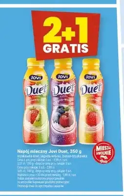 Twój Market Napój mleczny Jovi Duet truskawka-kiwi oferta