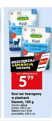Twój Market Kozi ser twarogowy w plastrach Danmis oferta