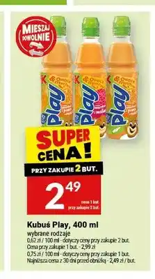 Twój Market Napój Kubuś Play Marchew Truskawka oferta