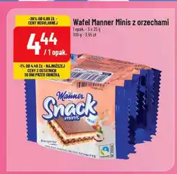 Polomarket Wafel Manner Minis z orzechami 5-pak oferta