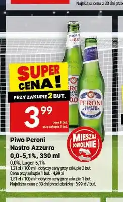 Twój Market Piwo bezalkoholowe Peroni Nastro Azzurro oferta