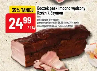 Polomarket Boczek paski mocno wędzony Rzeźnik Szymon oferta