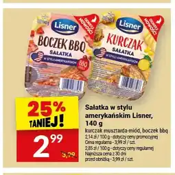 Twój Market Sałatka w stylu amerykańskim Lisner kurczak musztarda-miód oferta