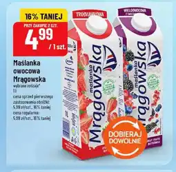 Polomarket Maślanka owocowa Mrągowska truskawkowa oferta