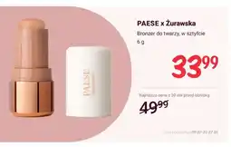 Rossmann Bronzer do twarzy w sztyfcie Paese x Żurawska oferta