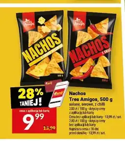 Twój Market Nachos o smaku serowym Tres Amigos oferta