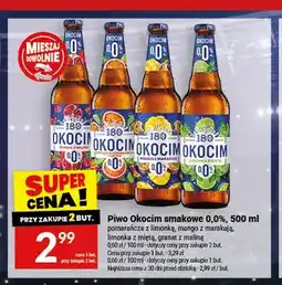 Twój Market Piwo Okocim smakowe pomarańcza z limonką oferta