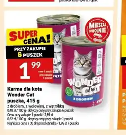 Twój Market Karma dla kota Wonder Cat puszka z drobiem oferta