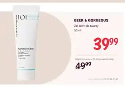 Rossmann Żel-krem do twarzy Geek & Gorgeous Hydration Station oferta