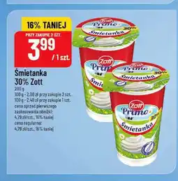 Polomarket Śmietanka 30% Zott Primo oferta