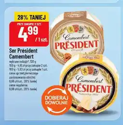 Polomarket Ser pleśniowy Camembert Orzech Président oferta