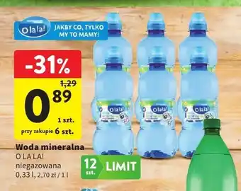 Intermarche Woda mineralna niegazowana O La La! oferta