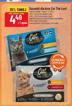 Polomarket Saszetki dla kota Cat The Lord Kawałki w galarecie oferta