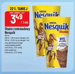 Polomarket Shake czekoladowy Nesquik oferta